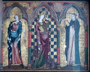 손햄 파르바 제단화_우측 패널_photo by Spencer Means_from the Thornham Parva retable_the largest surviving altar-piece from the English Middle Ages.jpg